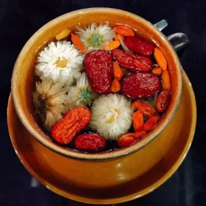 🌼 Calm Blend – Trà Hoa Cúc & Cam Thảo